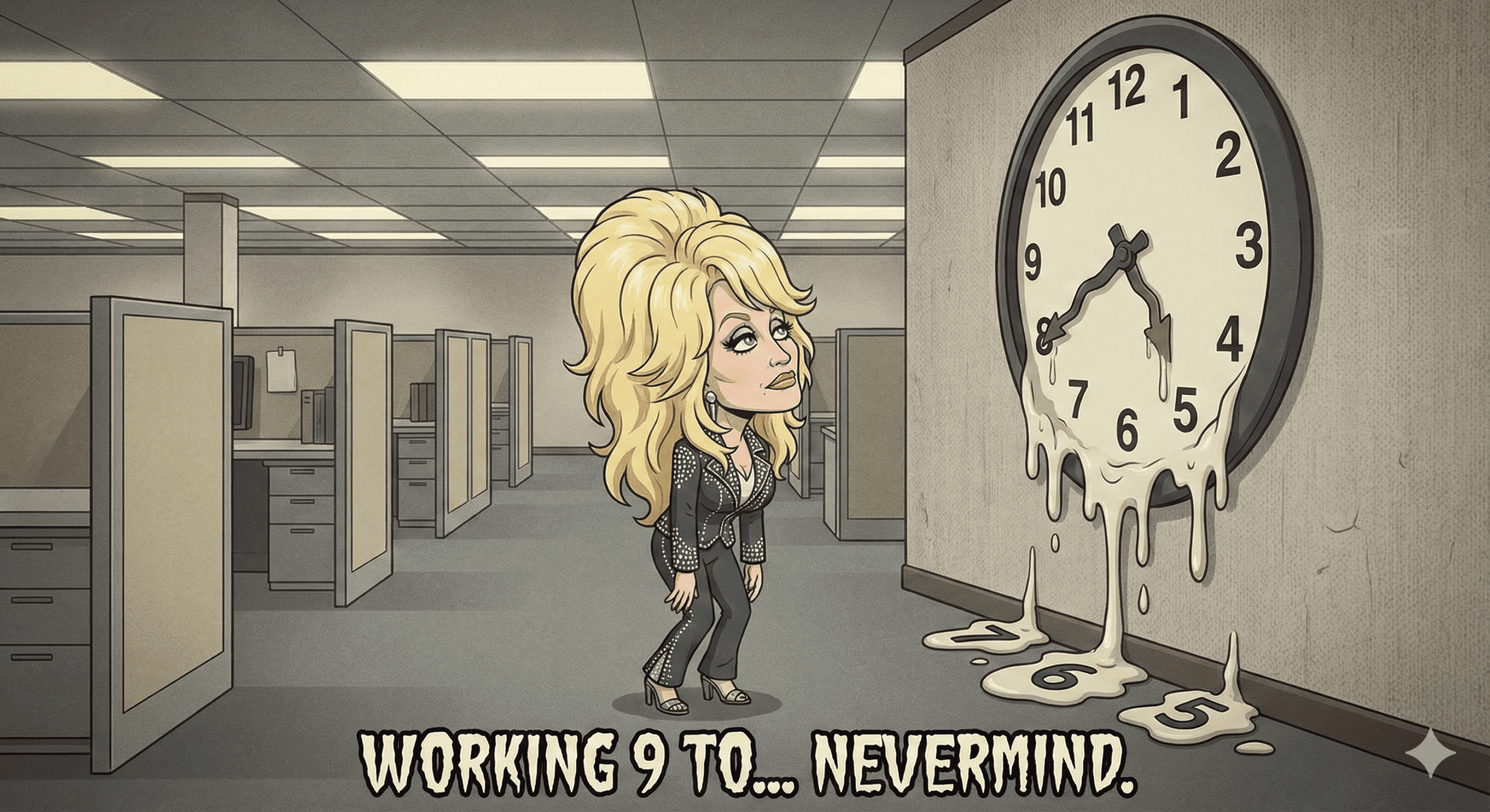 Dolly Parton Satirical Card