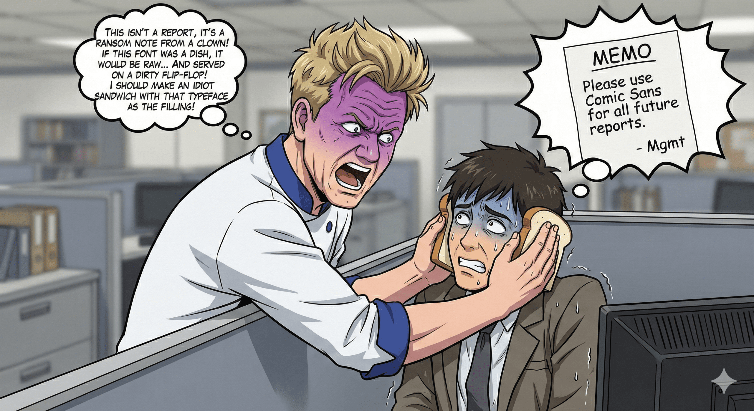 Gordon Ramsay Satirical Card